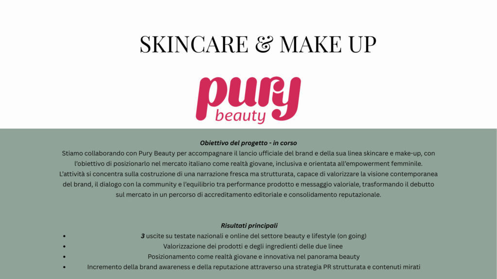 Case study Pury Beauty - FeNomenal Communication